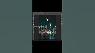 How to create Realistic Moon /add a FAKE MOON#shorts #new #photoshop #photoshop_tutorial
