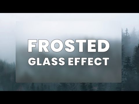 CSS Frosted Glass Effect | CSS Blurred Glass Effect