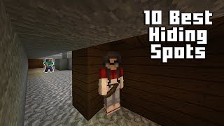 Minecraft - Hypixel Murder Mystery - 10 Best Hiding Spots! (For Darkfall and Widow's Den Maps)