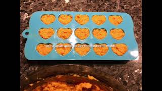 Valentine's Day Dog Treats - Sweet Potato Hearts Recipe - Homemade