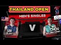 Sejarah pertemuan lee zii jia vs chou tien chen di thailand open