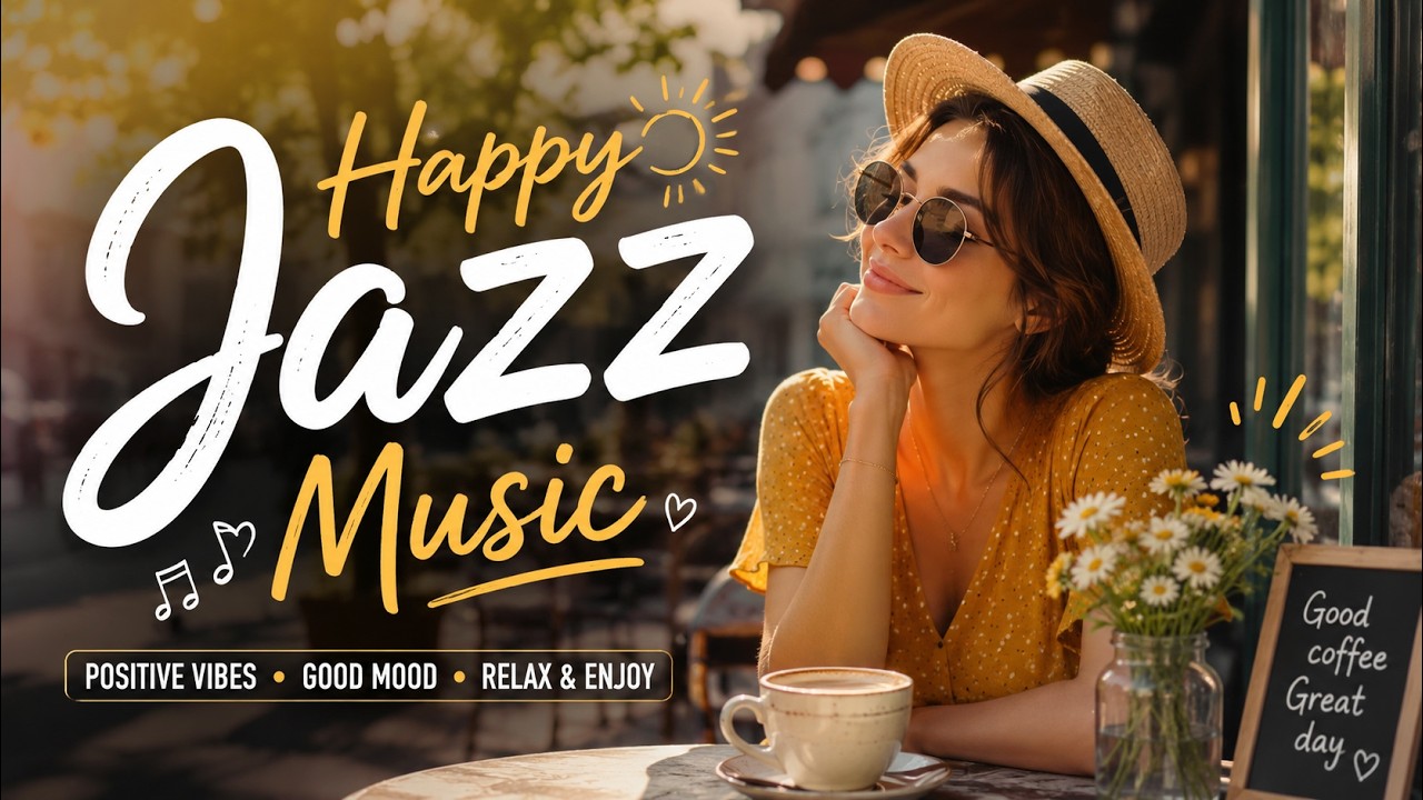Happy Jazz Music ☕ Bossa Nova background for Relaxing, Great