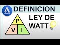 LEY DE WATT (DEFINICIÓN)
