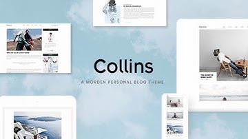 Collins - Minimalist & Personal Blog PSD Template | Themeforest Website Templates and Themes