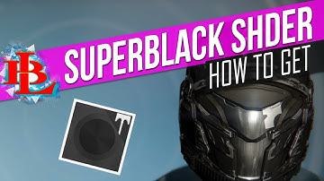 Destiny HOW TO GET THE SUPERBLACK SHADER HIDDEN FESTIVAL OF THE LOST NEW SHADER