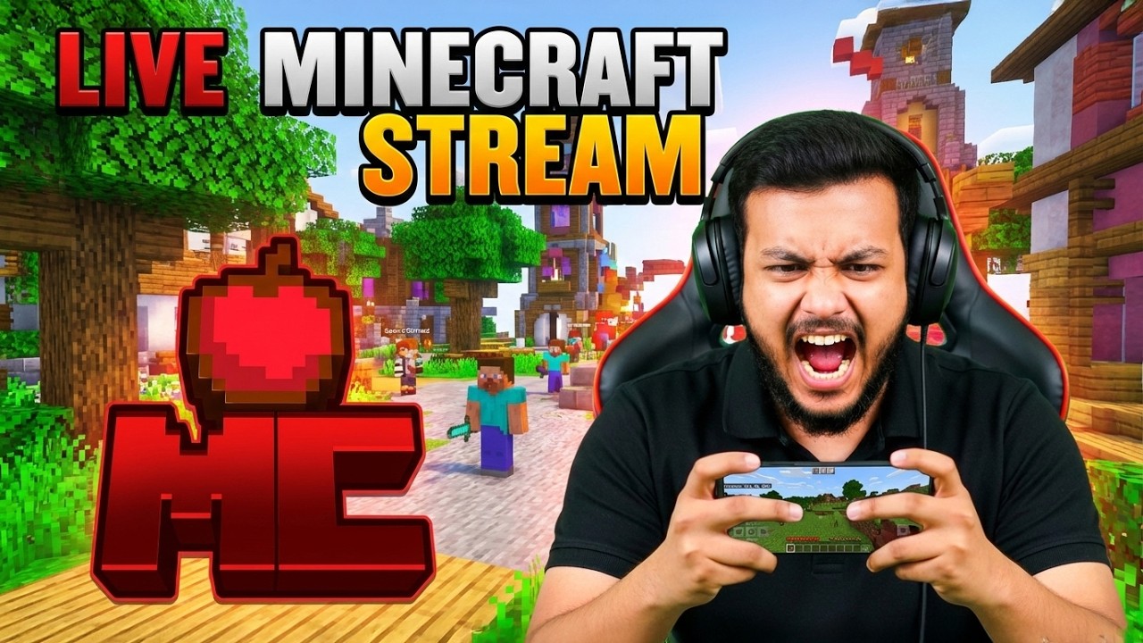 Minecraft Live 24/7 SMP | Survival & Fun on Apple MC Server - YouTube