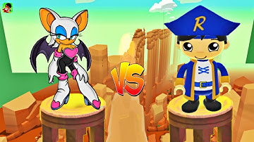 Rouge Vs. Commander Ryan - Sonic Dash Vs. Tag with Ryan (Android,iOS)