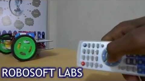 IR (INFRARED) Remote Controlled Wireless Robot : Robosoft Labs