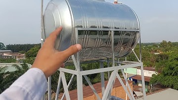 Chi tiết sắt V chân bồn nước | BIỆN PHÁP THI CÔNG XÂY DỰNG