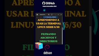 APRENDIENDO A USAR LA TERMINAL LINUX 6/30 | Filtrando Archivos y Directorios con ls