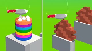 Slice It All Game! Satisfying and Relaxing ASMR Slicing Video NEW UPDATE
