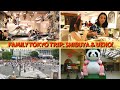 Family Trip to Tokyo! | Exploring &amp; Eating Around Shibuya &amp; Ueno