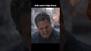 Hulk never helps bruce meanwhile them | #shorts
