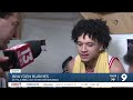 One-on-One with guard Brayden Burries after Arizona's win in the Sweet 16 over Arkansas