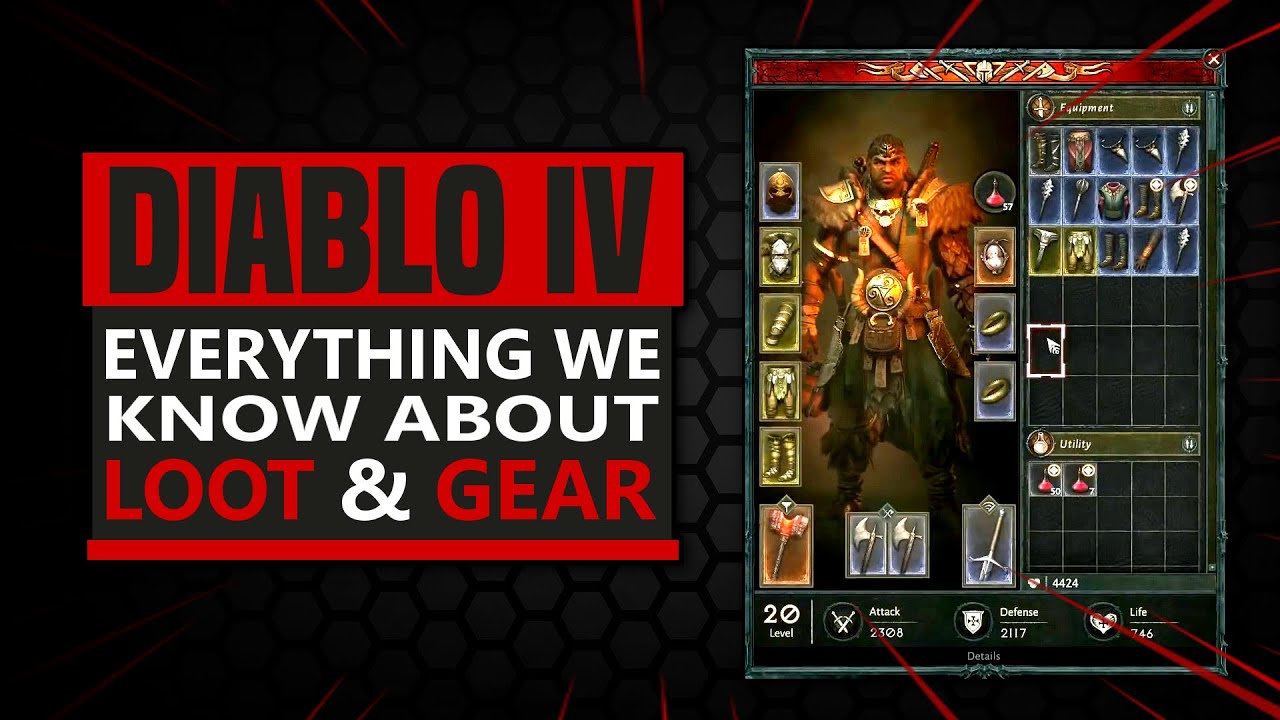 Diablo 4  Everything We Know About LOOT and GEAR  YouTube
