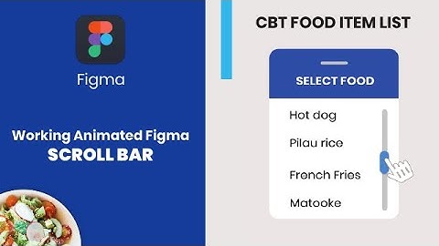 Figma scroll bar animation | 2022