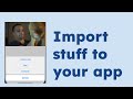 008  importing images files and contact cards into your app  swiftui