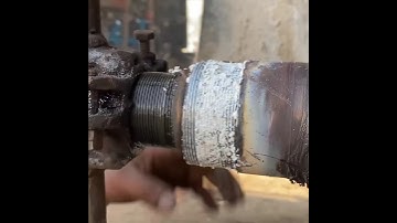 Unique Process of Making Axle Threads Manually on the spot with Amazing Technique