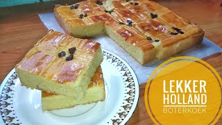 Lekker Holland Boterkoek Wangi Enak Crunchy Hanya 1 Telur Resep Butter Cake Anti Gagal