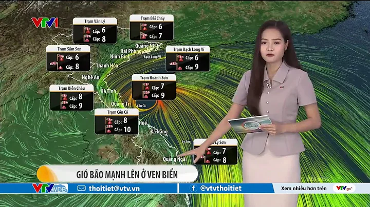 Bão số 10 Bualoi khiến gió mạnh lên ở ven biển | VTVWDB