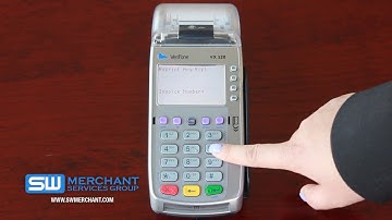 How To Re-Print Receipt & Invoice Number Vx520