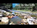 Day in the Life of Full Time Vanlife including Hot Springs, Free Camping and Fishing