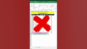 MICROSOFT EXCEL 365 : SUMPRODUCT( )  FUNCTION