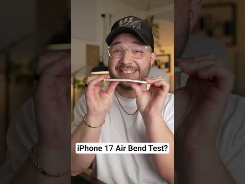 Should We Do An IPhone 17 Air Bend Test 