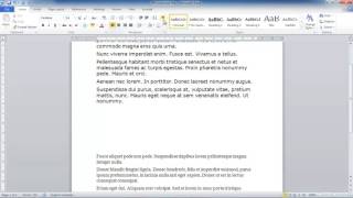 Inclusive Access Tutorials: Paragraph Formatting in MS Word 2010