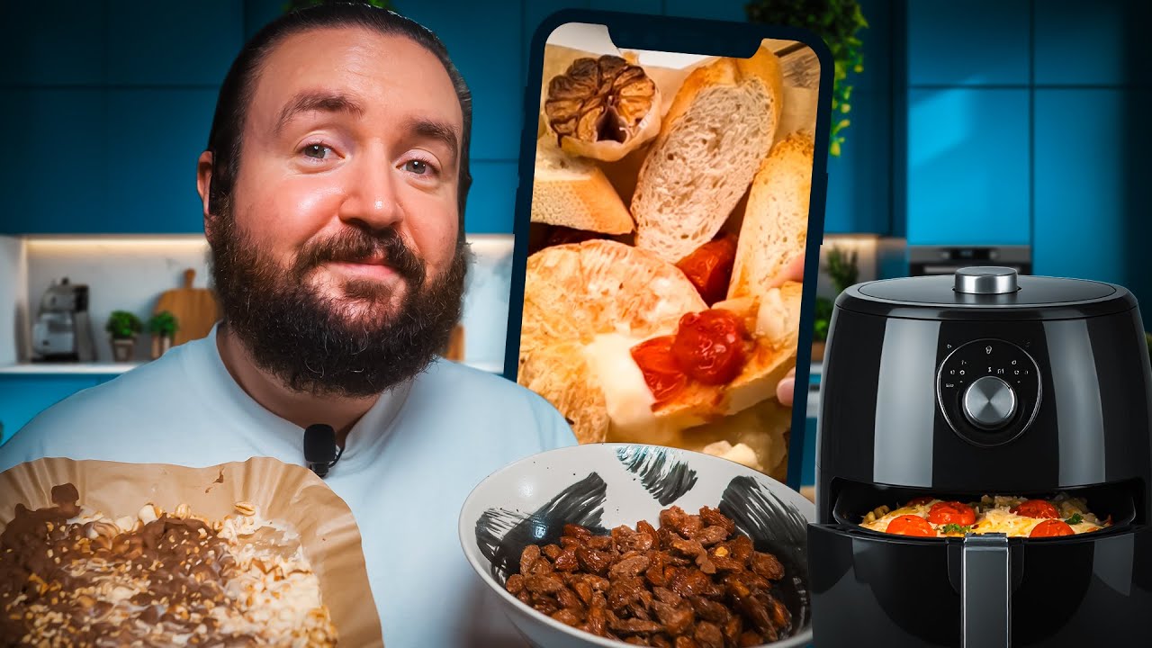 Ich TESTE virale AIRFRYER REZEPTE (ich liebe es)