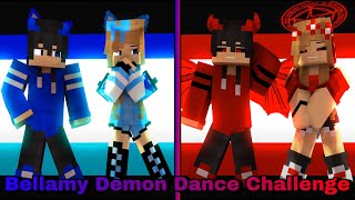 Bellamy Demon Dance Challenge - Mine-imator Minecraft Animation #shorts #minecraft