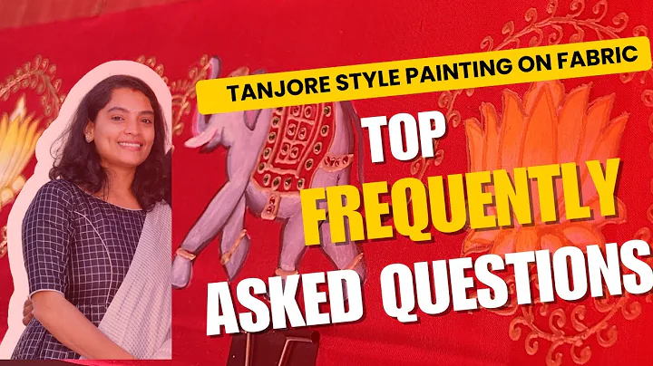 Tanjore Style Painting on Fabric – Answering Your Most Asked Questions @madhurivkrishna