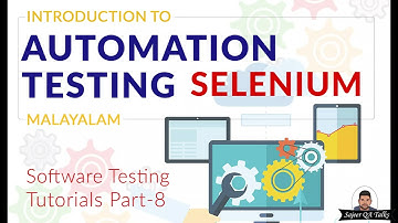 Automation Testing Tutorials Malayalam | Selenium Tutorial for beginners in Java |Software Testing