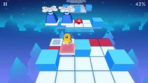 Rolling Sky (Unity Version) Tetris (Called Crystal?) 100% 20/20 gems