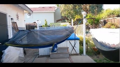 DIY Hammock ridgeline Installation part 1