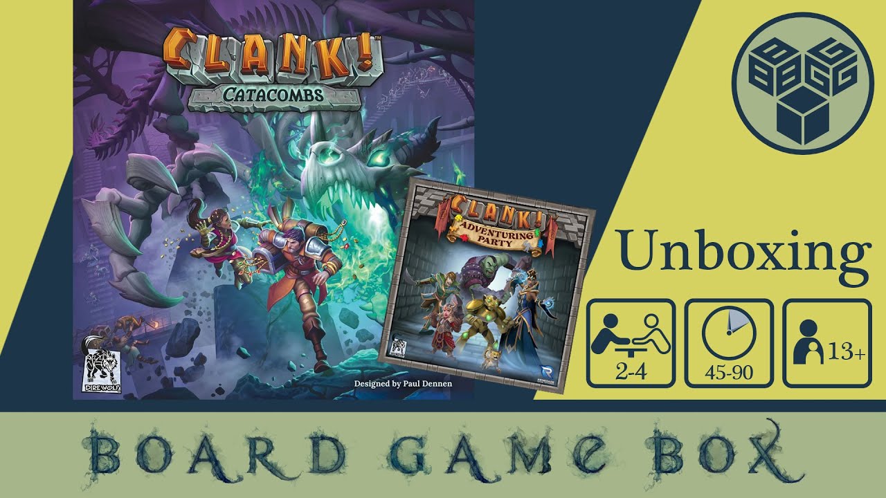 Unboxing CLANK! Catacombs & Adventuring Party Expansion! آیا این ترکیب یه ترکیب برنده هست ؟