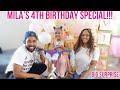 MILA'S 4TH BIRTHDAY SPECIAL!! HUGE SURPRISE REVEAL