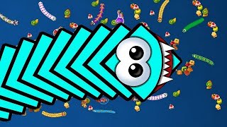 🔴WORMSZONE.IO___GIANT_SLITHER_SNAKE_TOP_01___Epic_Worms_Zone_Best_Gameplay screenshot 5