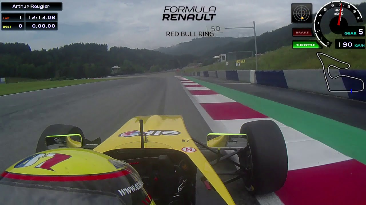 RedBull Ring | Arthur Rougier - Formula Renault 2.0 | Onboard