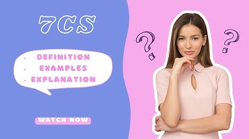 The 7 Cs of Communication. Animated Video!