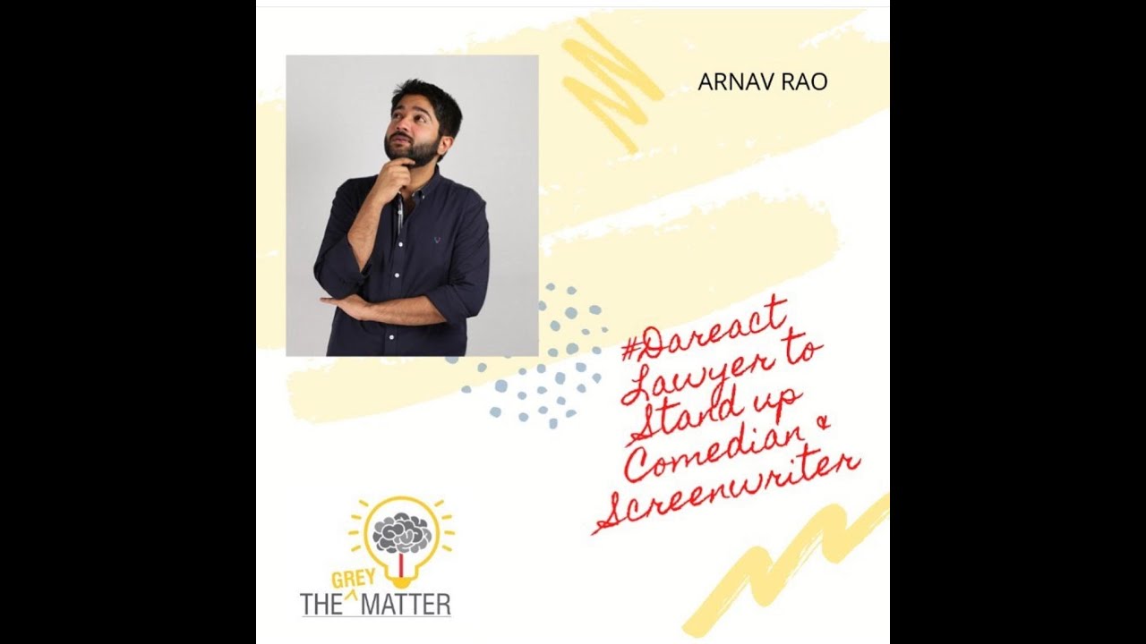 #DAREACT | Arnav Rao | Lawyer to Standup Comedian | Screen Writer | EX ...