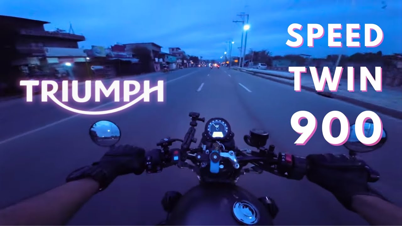 POV Ride Night Fall - Triumph Speed Twin 900