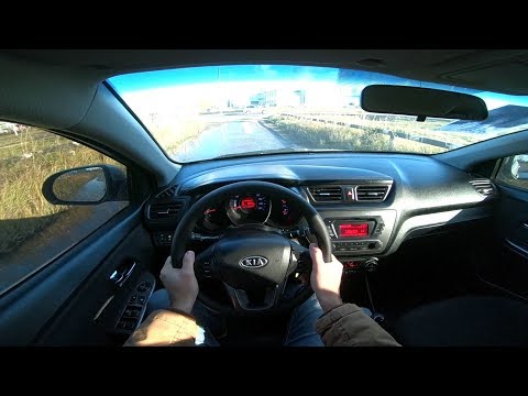 2012 KIA Rio 1.6L (123) POV Test Drive