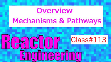 Reaction Mechanisms and Pathways OVERVIEW // Reactor Engineering - Class 113