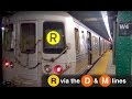  r trains rerouted via the d and m lines action