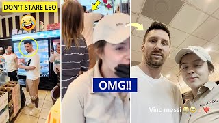 😍This Working Girl's Reaction to See LIONEL MESSI Shopping in her Store!