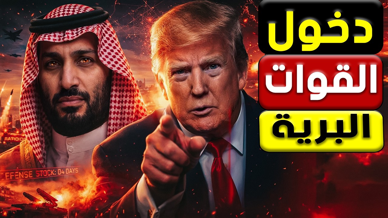 خـ ـطر   ترامب يعلن الحـ ـرب البرية على ايـ ـران والجيش الأمريكي يقتحم الحدود