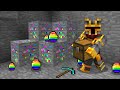 Minecraft RAINBOW GEM MOD / DON'T STEAL THE WRONG GEMS FROM THE VILLAGERS !! Minecraft Mods
