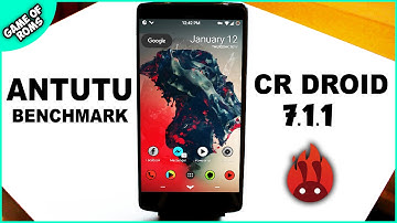 Cr Droid  7.1.1 Antutu Benchmark Oneplus 3