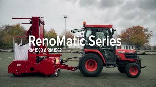 The RenoMatic Series from SMG: Your Exceptional Solution for removing Infill from Artificial Turf.